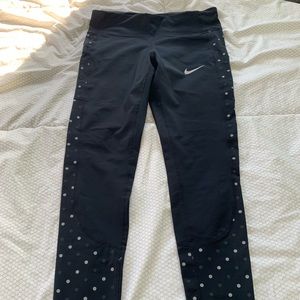 Polka dot Nike full length leggings